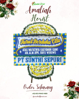Papan Bunga Duka di Silih Nara