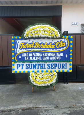 Papan Bunga Duka di Silih Nara